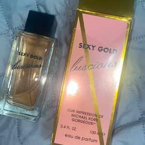 Sexy Gold Luscious Perfume Only used once